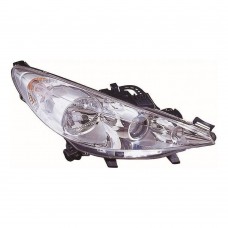 Peugeot 207 2006-2013 Projector Type Halogen Head Lamp Unit Driver Side